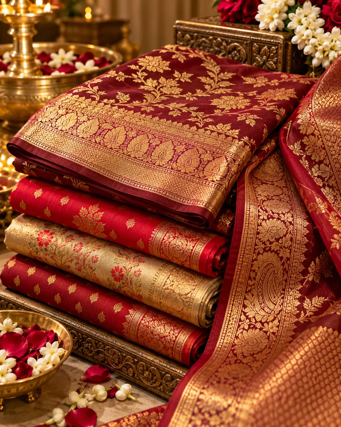 রাজকীয় বেনারসি ও ব্রাইডাল সিল্কের সমাহার